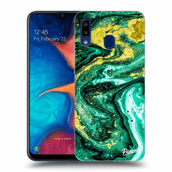 Husă pentru Samsung Galaxy A20e A202F - Green Gold