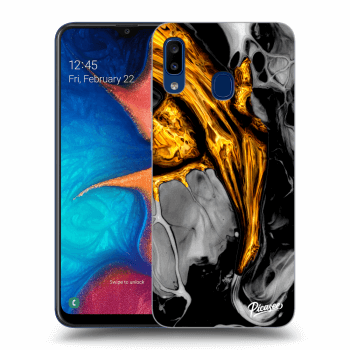 Husă pentru Samsung Galaxy A20e A202F - Black Gold