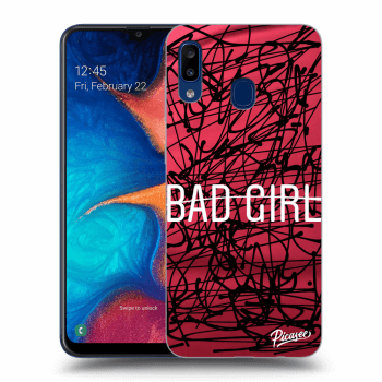 Picasee husă neagră din silicon pentru Samsung Galaxy A20e A202F - Bad girl