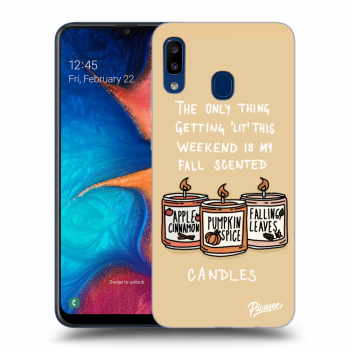 Husă pentru Samsung Galaxy A20e A202F - Candles