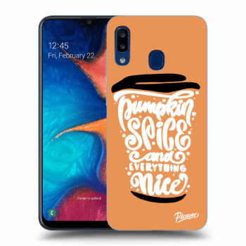 Husă pentru Samsung Galaxy A20e A202F - Pumpkin coffee
