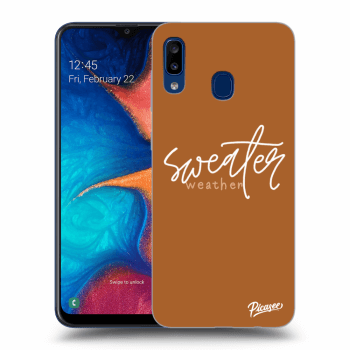 Husă pentru Samsung Galaxy A20e A202F - Sweater weather