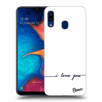 Husă pentru Samsung Galaxy A20e A202F - I love you