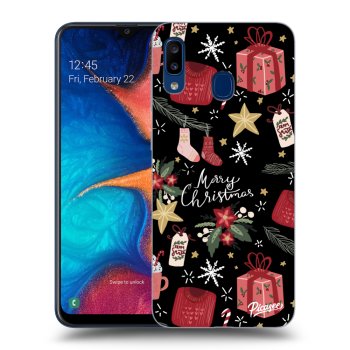 Husă pentru Samsung Galaxy A20e A202F - Christmas