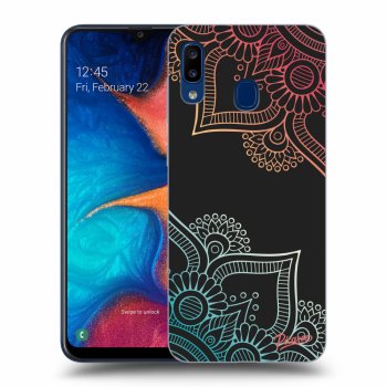 Husă pentru Samsung Galaxy A20e A202F - Flowers pattern