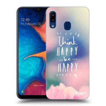 Husă pentru Samsung Galaxy A20e A202F - Think happy be happy