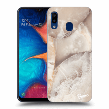 Husă pentru Samsung Galaxy A20e A202F - Cream marble