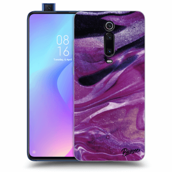Husă pentru Xiaomi Mi 9T (Pro) - Purple glitter