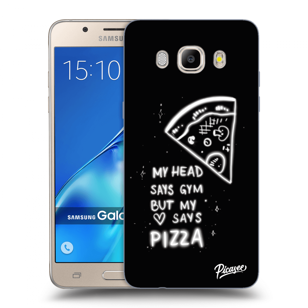 Picasee husă transparentă din silicon pentru Samsung Galaxy J5 2016 J510F - Pizza