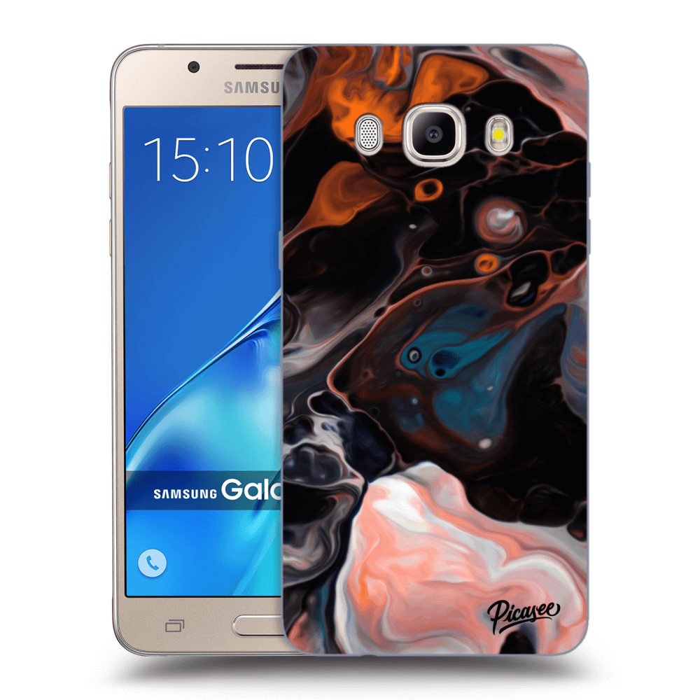 Picasee husă transparentă din silicon pentru Samsung Galaxy J5 2016 J510F - Cream