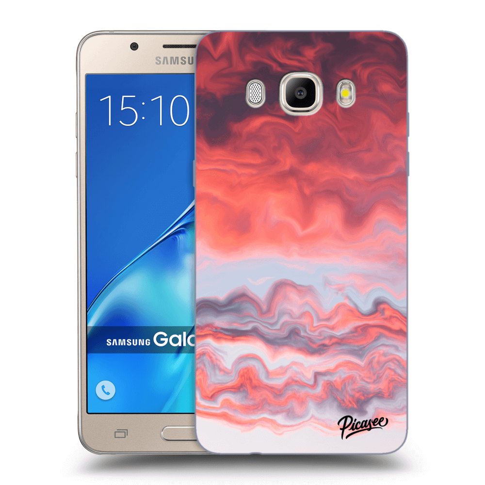 Picasee husă transparentă din silicon pentru Samsung Galaxy J5 2016 J510F - Sunset