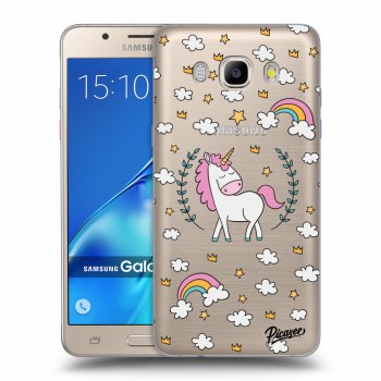 Picasee husă transparentă din silicon pentru Samsung Galaxy J5 2016 J510F - Unicorn star heaven