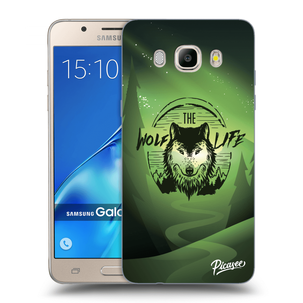 Picasee husă transparentă din silicon pentru Samsung Galaxy J5 2016 J510F - Wolf life