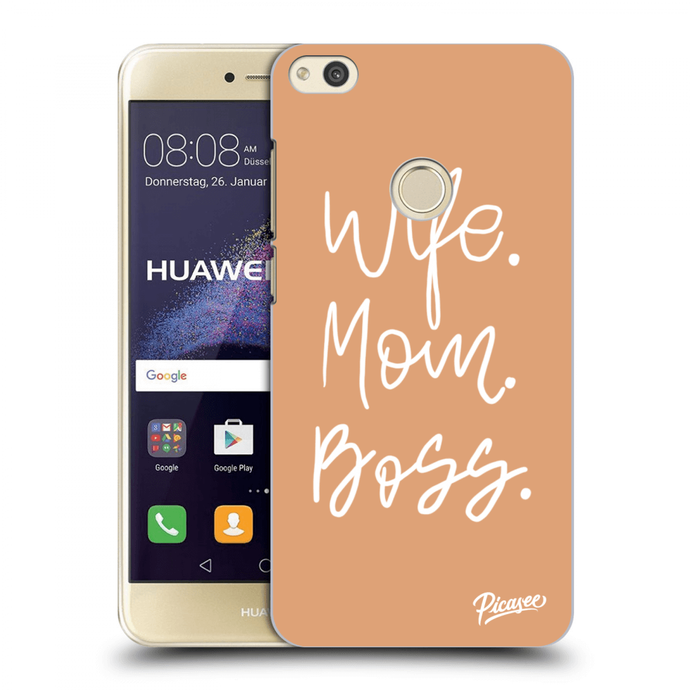 Picasee husă transparentă din silicon pentru Huawei P9 Lite 2017 - Boss Mama