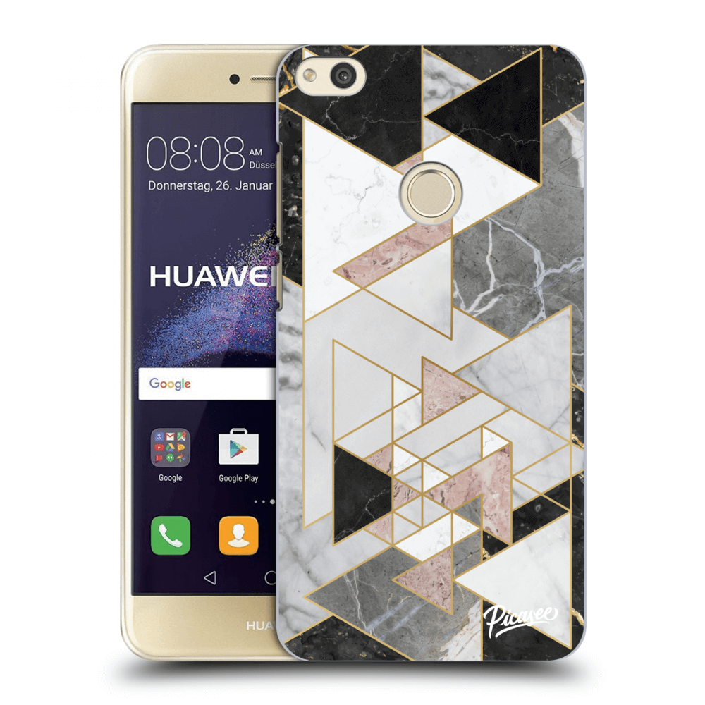 Picasee husă transparentă din silicon pentru Huawei P9 Lite 2017 - Light geometry