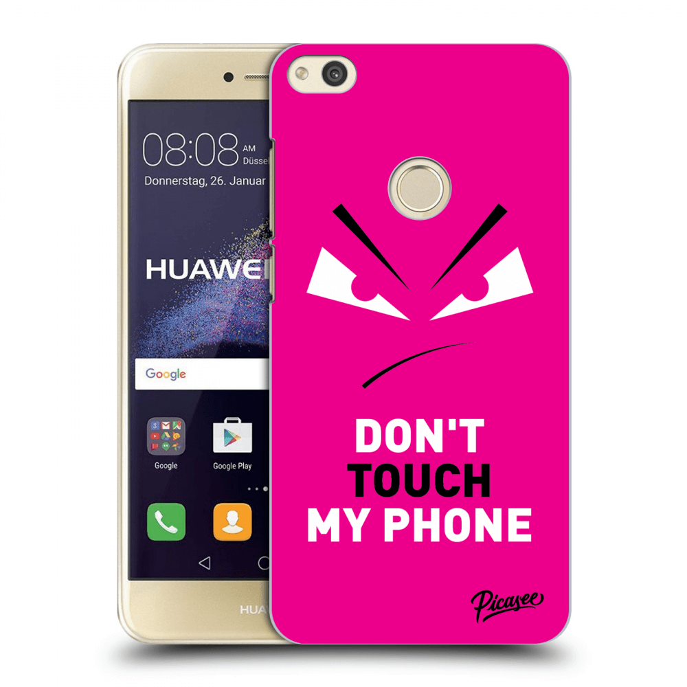 Picasee husă transparentă din silicon pentru Huawei P9 Lite 2017 - Evil Eye - Pink