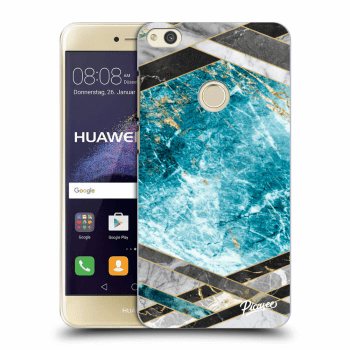 Husă pentru Huawei P9 Lite 2017 - Blue geometry