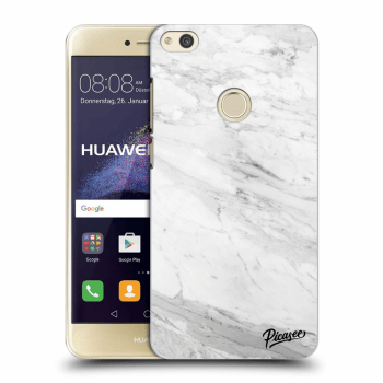 Picasee husă transparentă din silicon pentru Huawei P9 Lite 2017 - White marble
