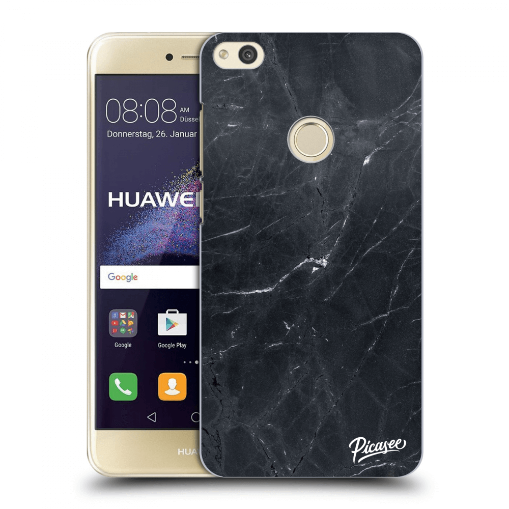 Picasee husă transparentă din silicon pentru Huawei P9 Lite 2017 - Black marble