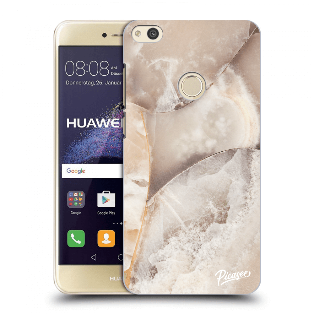 Picasee husă transparentă din silicon pentru Huawei P9 Lite 2017 - Cream marble