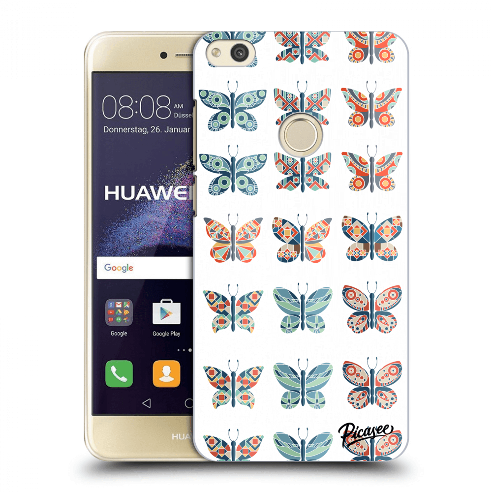 Picasee husă transparentă din silicon pentru Huawei P9 Lite 2017 - Butterflies
