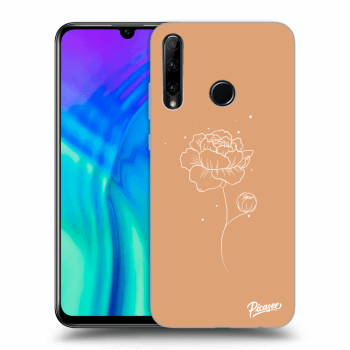 Picasee husă transparentă din silicon pentru Honor 20 Lite - Peonies