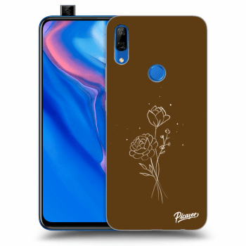 Husă pentru Huawei P Smart Z - Brown flowers