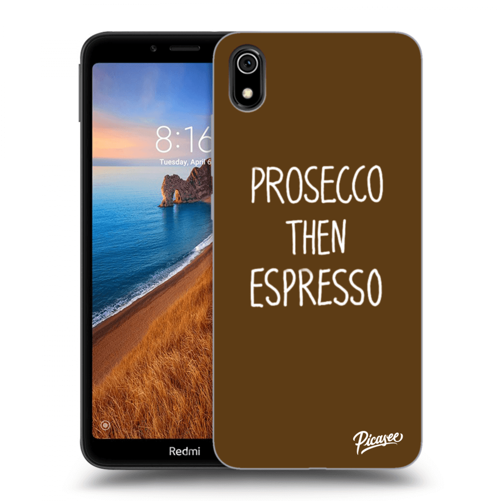 Picasee ULTIMATE CASE pentru Xiaomi Redmi 7A - Prosecco then espresso