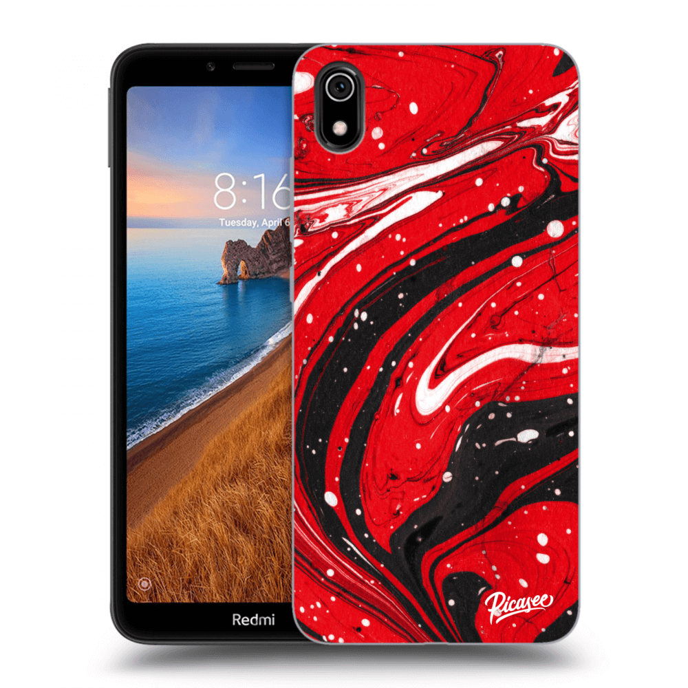 Picasee ULTIMATE CASE pentru Xiaomi Redmi 7A - Red black