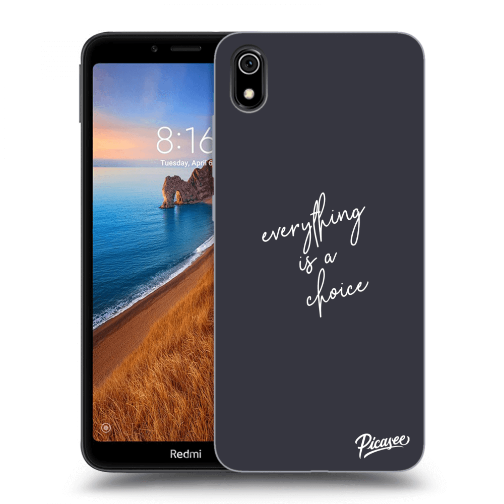 Picasee ULTIMATE CASE pentru Xiaomi Redmi 7A - Everything is a choice