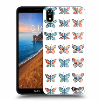 Picasee husă neagră din silicon pentru Xiaomi Redmi 7A - Butterflies