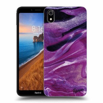Husă pentru Xiaomi Redmi 7A - Purple glitter