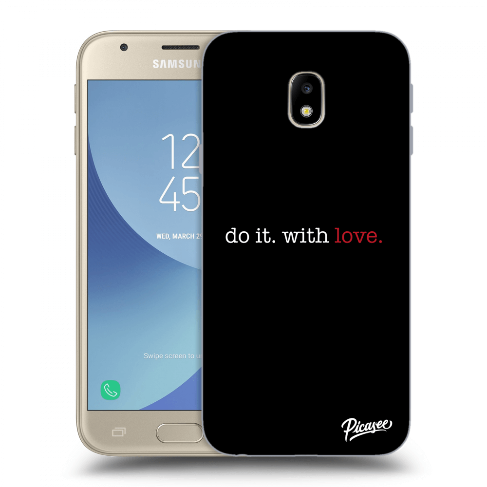Picasee husă transparentă din silicon pentru Samsung Galaxy J3 2017 J330F - Do it. With love.