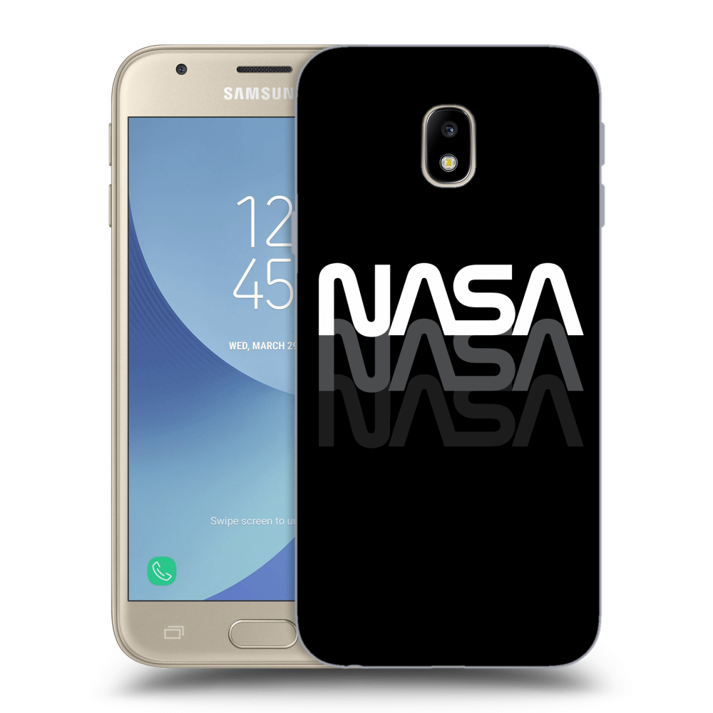 Picasee husă transparentă din silicon pentru Samsung Galaxy J3 2017 J330F - NASA Triple