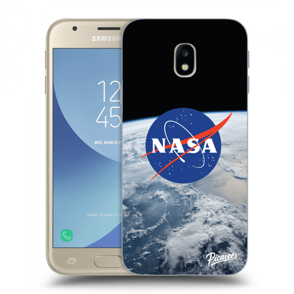 Picasee husă transparentă din silicon pentru Samsung Galaxy J3 2017 J330F - Nasa Earth