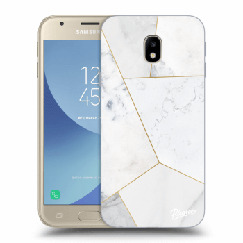 Husă pentru Samsung Galaxy J3 2017 J330F - White tile