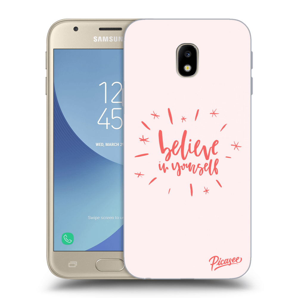 Picasee husă transparentă din silicon pentru Samsung Galaxy J3 2017 J330F - Believe in yourself