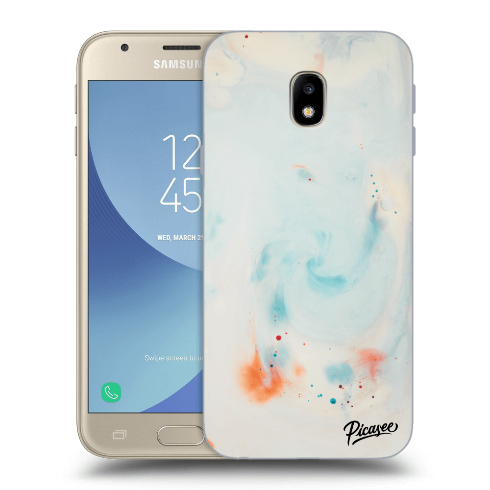 Picasee husă transparentă din silicon pentru Samsung Galaxy J3 2017 J330F - Splash