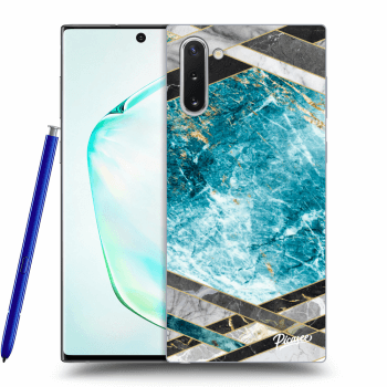 Husă pentru Samsung Galaxy Note 10 N970F - Blue geometry