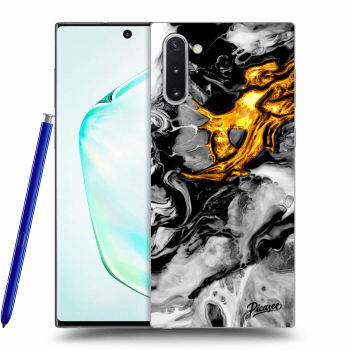 Husă pentru Samsung Galaxy Note 10 N970F - Black Gold 2