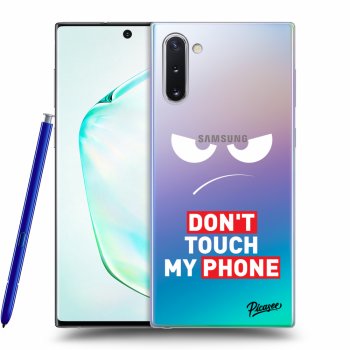 Picasee husă transparentă din silicon pentru Samsung Galaxy Note 10 N970F - Angry Eyes - Transparent