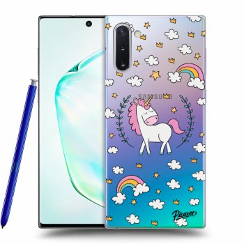 Picasee husă transparentă din silicon pentru Samsung Galaxy Note 10 N970F - Unicorn star heaven