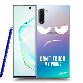 Picasee husă transparentă din silicon pentru Samsung Galaxy Note 10 N970F - Don't Touch My Phone