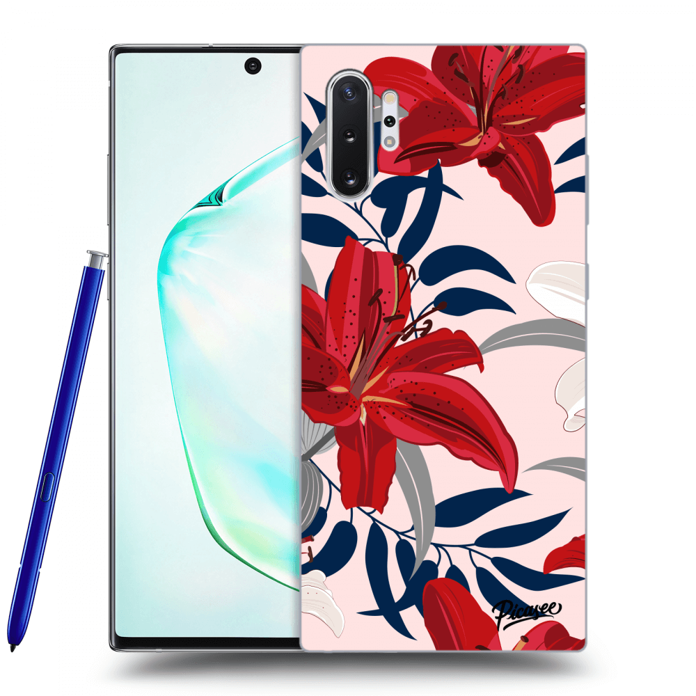 Picasee ULTIMATE CASE pentru Samsung Galaxy Note 10+ N975F - Red Lily