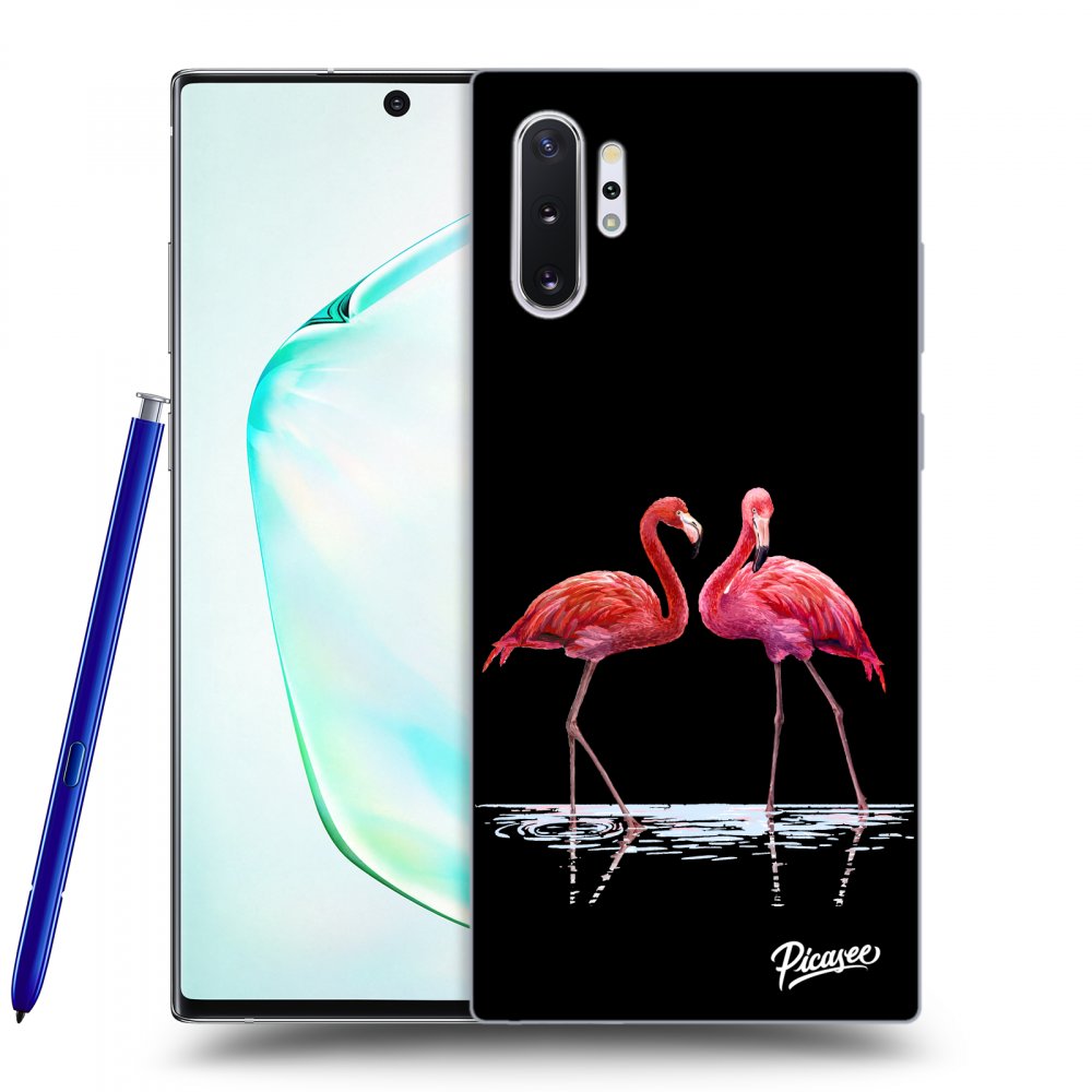 Picasee ULTIMATE CASE pentru Samsung Galaxy Note 10+ N975F - Flamingos couple