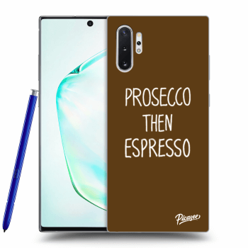 Picasee husă transparentă din silicon pentru Samsung Galaxy Note 10+ N975F - Prosecco then espresso