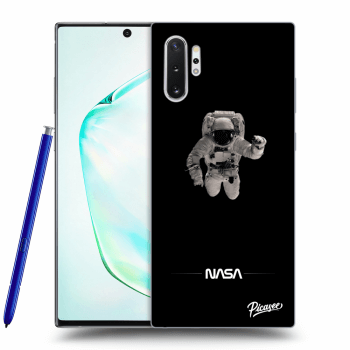 Picasee husă neagră din silicon pentru Samsung Galaxy Note 10+ N975F - Astronaut Minimal