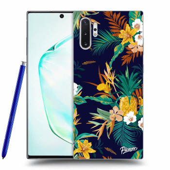 Picasee husă transparentă din silicon pentru Samsung Galaxy Note 10+ N975F - Pineapple Color