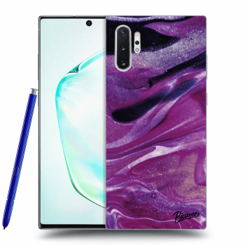 Husă pentru Samsung Galaxy Note 10+ N975F - Purple glitter