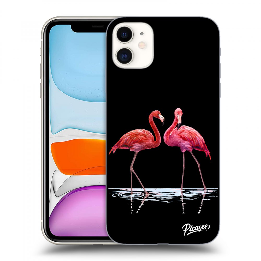 Picasee ULTIMATE CASE MagSafe pentru Apple iPhone 11 - Flamingos couple
